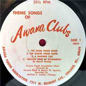 Awana Youth Association Choir - Theme Songs Of Awana Clubs album