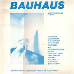 Bauhaus - Guilford Civic Hall 18.10.1982 album