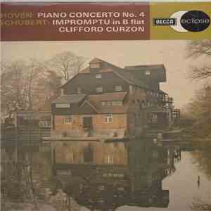 Beethoven, Schubert, Clifford Curzon, Vienna Philharmonic Orchestra, Hans Knappertsbusch - Piano Concerto No. 4 In G Major, Op. 58 / Impromptu In B Flat album