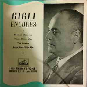 Beniamino Gigli - Gigli Encores album