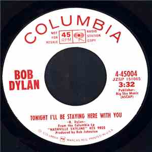 Bob Dylan - Tonight I'll Be Staying Here With You album