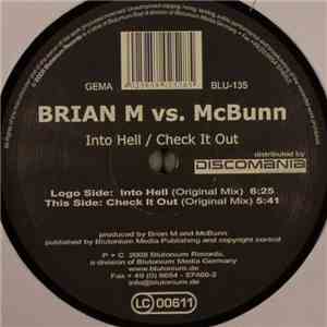 Brian M vs. McBunn - Into Hell / Check It Out album