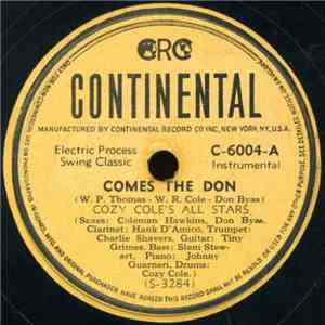 Cozy Cole's All Stars - Comes The Don / Memories Of You album