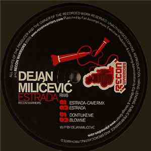 Dejan Milićević - Estrada album