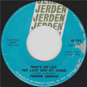 Freddie Lennon - That's My Life (My Love And My Home) album