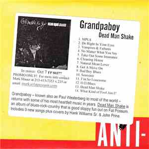 Grandpa Boy - Dead Man Shake album