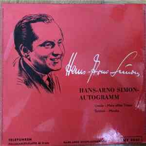 Hans Arno Simon - Hans-Arno Simon - Autogramm album