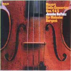 Heifetz, Mozart - Violin Concerto No. 4 & No. 5 album