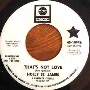 Holly St. James - That's Not Love album