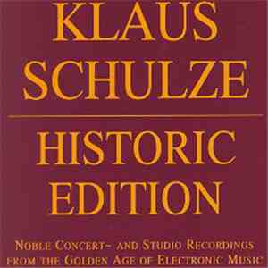 Klaus Schulze - Historic Edition album