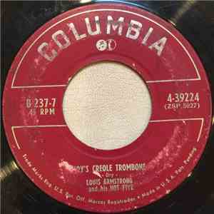 Louis Armstrong & His Hot Five - Ory's Creole Trombone album