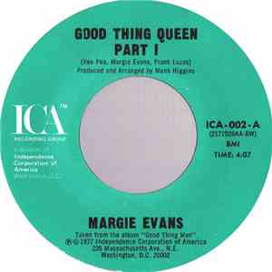 Margie Evans - Good Thing Queen album