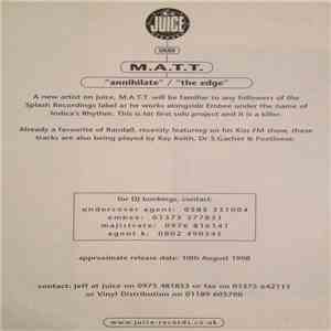 M.A.T.T - Annihilate / The Edge album