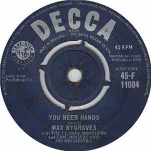 Max Bygraves - You Need Hands / Tulips From Amsterdam album