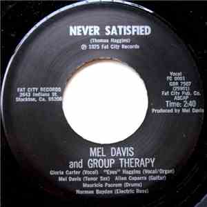 Mel Davis  And Group Therapy  - Never Satisfied / Mechanical Funk album