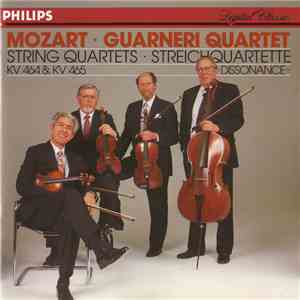 Mozart · Guarneri Quartet - String Quartets = Streichquartette KV 464 & KV 465 «Dissonance» album