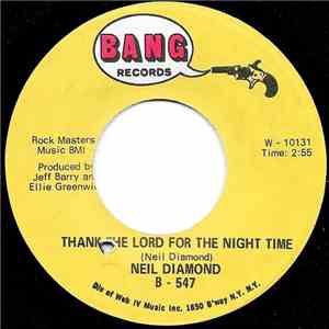 Neil Diamond - Thank The Lord For The Night Time album
