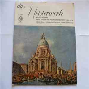 Niccolò Paganini, Michael Rabin, Philharmonia Orchester London, Lovro Von Matacic - Konzert Für Violine Und Orchester Nr. 1 D-dur Op. 6 album