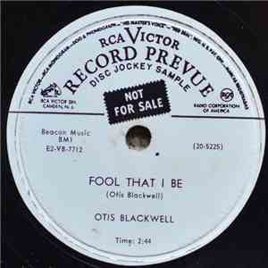 Otis Blackwell - Fool That I Be / Number 000 album