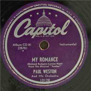 Paul Weston And His Orchestra - My Romance / Orchids In The Moonlight album