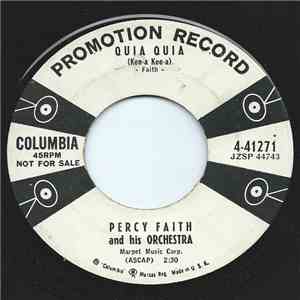 Percy Faith & His Orchestra - Quia Quia album