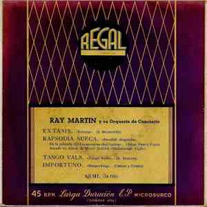 Ray Martin Y Su Orquesta De Concierto - Extasis album