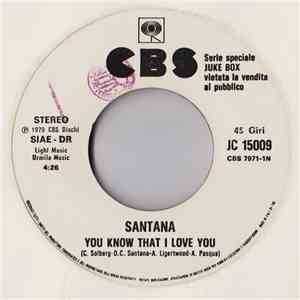Santana / Deniece Williams - You Know That I Love You / I've Got The Next Dance album