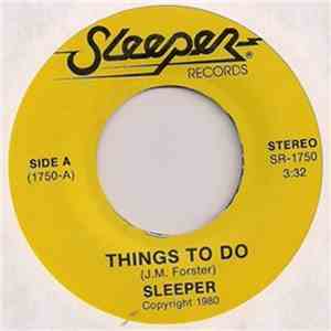 Sleeper  - Things To Do / Stop The Clock album