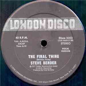 Steve Bender - The Final Thing album