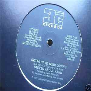 Steven Abdul Kahn - Gotta Have Your Loving album