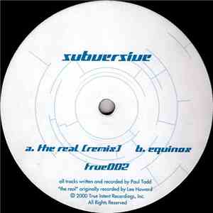 Subversive - The Real (Remix) / Equinox album