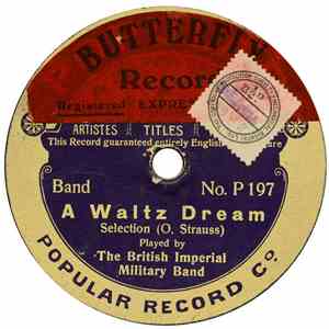 The British Imperial Military Band - The Arcadians Selection / A Waltz Dream Selection album