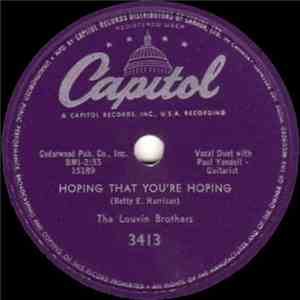 The Louvin Brothers - Hoping That You're Hoping / Childish Love album