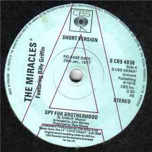 The Miracles Featuring Billy Griffin - Spy For Brotherhood album
