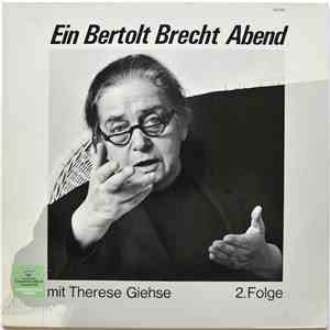 Therese Giehse - Ein Bertolt Brecht Abend Mit Therese Giehse 2. Folge album
