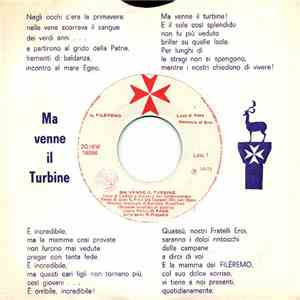 Tullio Pane / Luciano Alto - Ma Venne Il Turbine / Invocazione Per Tutti I Caduti album