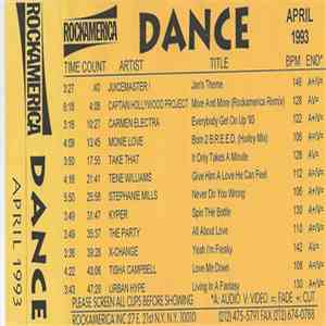 Various - Dance April 1993 album