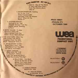 Various - WEA Promotional Compact Disc October 1989 - Volume 21 album