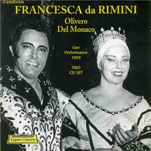 Zandonai • Olivero - Del Monaco - Francesca Da Rimini album