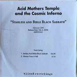 Acid Mothers Temple And The Cosmic Inferno - Starless And Bible Black Sabbath (Advance CDR) album