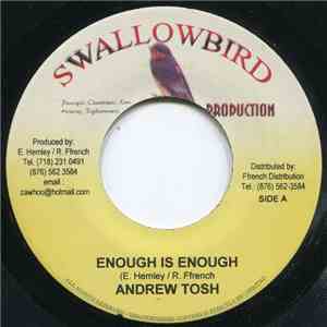Andrew Tosh - Enough Is Enough album