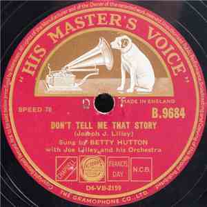 Betty Hutton - Don't Tell Me That Story / On The Other End Of A Kiss album