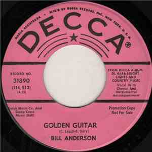 Bill Anderson  - Golden Guitar / I Love You Drops album
