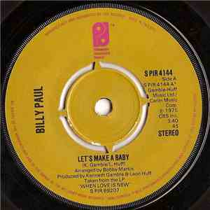 Billy Paul - Let's Make A Baby album