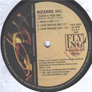 Bizarre Inc. - Such A Feeling / Raise Me album