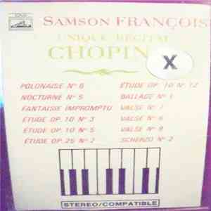 Chopin - Samson François - Unique Récital album