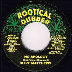 Clive Matthews - No Apology album