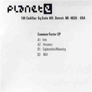 Common Factor - Common Factor EP album