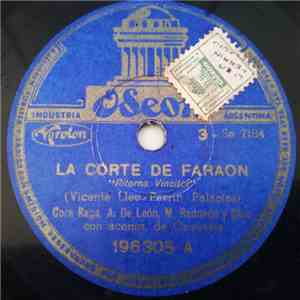 Cora Raga, A. De Leon, M. Redondo Y Coro - La Corte De Faraon album