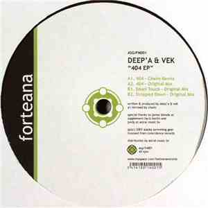 Deep'A & Vek - 404 EP album